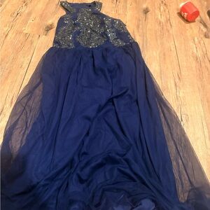 Speechless Royal Blue Kids Formal Dress